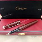 Red Resin Cartier Diabolo Fineliner Pen - AAA Replica_th.jpg